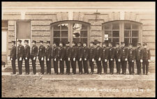 Sidney, New York, Phelps Hose Co, Fire Dept., Firemen, Real Photo Postcard RPPC picture