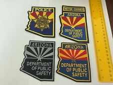 Arizona Law Enforcement State patches 4 piece set. All new.Full size picture
