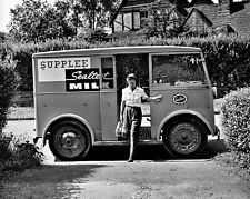 1940s SEALTEST MILK TRUCK & MILK LADY Retro Classic Poster Photo 13x19 picture
