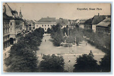 1907 Air View Buildings in Klagenfurt Neuer Platz Austria Posted Postcard picture