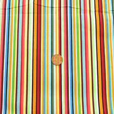 Colorful Vertical Striped Cotton Fabric 1.5 YD picture