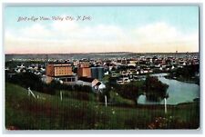 Valley City North Dakota Postcard Birds Eye View Exterior c1910 Vintage Antique picture