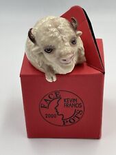Kevin Francis Face Pot Tantrica the White Buffalo Trinket Box Signed 2002 picture
