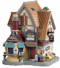 Lemax 'Tuscan Carafe' Miniature Caddington Village Wine Tasting Decor Gift picture