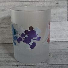 Mickey Mouse Disney Frosted Tumbler Drinking Glass 10oz Disney Cup 4