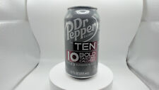 DR PEPPER TEN 10 BOLD USA 12oz 2011 355ml top UNOPENED can 'For MEN' picture
