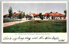 1906. Colorado  Fuel & Iron Company's Hospital. Pueblo.  Postcard picture