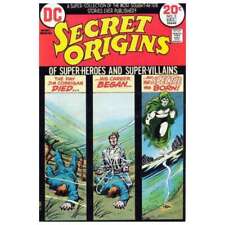 Secret Origins #5  - 1973 series DC comics VG minus Full description below [n{ picture