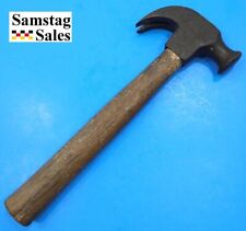 Vintage Wood Handle Cobblers Claw Hammer About 10-7/8