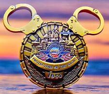 🔥US Secret Service Disneyland Gold Maroon LA Field Office Mickey Challenge Coin picture