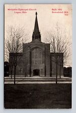 Logan OH-Ohio, Methodist Episcopal Church, Religion, Antique, Vintage Postcard picture