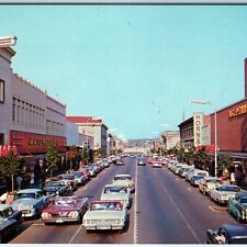 c1950s Bellingham, WA Downtown Business District Chrome Photo by P O'Malley A170 picture