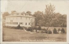 Epworth Forrest Administration Building Lake Webster IN 1932 Postcard - Posted picture