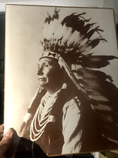 Vtg Sealed Print Poster 11X14 CHIEF JOSEPH Nez Perces OLD WEST COLLECTOR SERIES picture