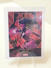 2025 Kakawow Aura Marvel #AM-IRO-28 Psylocke Rose Parallel /15 Error and Correct picture