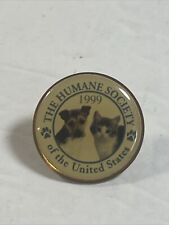 The Humane Society of the United States 1999 Gold Tone Lapel Tie Hat Pin picture