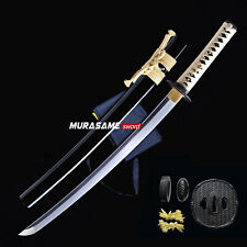 Wakizashi Sword Real 9260 Steel High Quality Tsuba Set Razor Sharp Battle Ready picture
