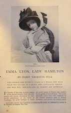 1906 Emma Lyon Lady Hamilton illustrated picture