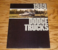 Original 1989 Dodge Truck Full Line Sales Brochure 89 Ram Dakota Ramcharger picture