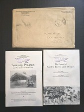 (2) 1940's USDA Ohio State Agriculture Booklet Spraying Program & Insect Control picture