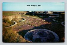 Postcard Fort Morgan Gulf Shores Alabama, Vintage Chrome N18 picture