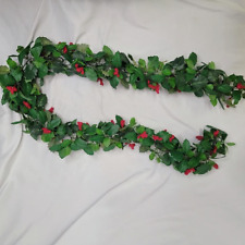 Set of 3 Strings of Leaf Garland w/Berries Approx. 55 in. each picture