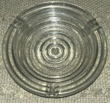 round Heavy glass ashtray vintage picture