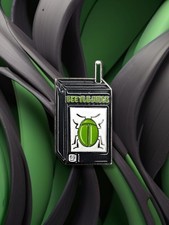 Betelgeuse - Beetlejuice juice box enamel pin (.55"×1.15") picture