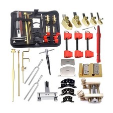 Violin Luthier Repair Tool Kit 24pcs Include 8-16mm Thumb Planer Violin Crack... picture