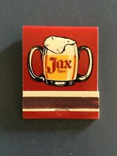 JAX Beer~Vintage *Taste you can hold on to* UNUSED Full Color Match Book picture