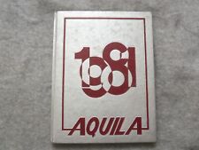 1981 AQUILA KENNEDY CHRISTIAN HIGH SCHOOL YEARBOOK - HERMITAGE, PA - YB 3170 picture