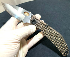 NMB TACH NMB2521BZG BBNM Champagne Frag Grip Framelock *Duane Dyer* Pocket Knife picture