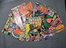 Vintage Star Wars Marvel 13 Comic Book Lot 1st Boba Fett Apperance Great Shape picture