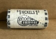 Rare  Vintage Sealed $1 Roll Of Nickels From Tahoe Biltmore Casino Nevada picture
