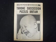 1937 JAN 17 NEW YORK SUNDAY MIRROR - THRONE SUCCESSION PUZZLES BRITAIN - NP 2336 picture