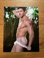 AVI DAR original autograph signed photo SHIRTLESS GAY INTEREST MALE MODEL picture