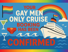 Funny Gay Cruise Prank Postcard π’π β Anonymous Gag Gift for Him π β LGBTQ picture
