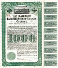Slate Belt Electric Street Railway - Bond ($100 Brown) picture