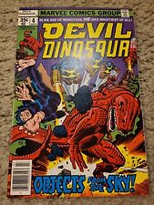DEVIL DINOSAUR 4 Moon-Boy Marvel Comics lot Jack Kirby 1978 HIGH GRADE picture