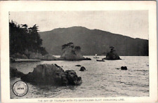 Tsuruga Fukui Japan Bay Bentenjima Islet Hokuroku Line Antique Postcard -A31 picture
