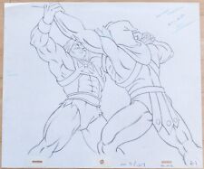 MOTU animation art - original production drawing - HE-MAN & SKELETOR picture