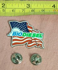 National Biodiesel Board American Flag Jacket Lapel Pin picture