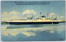 Postcard - M.V. Valcour, of the Lake Champlain Transportation Co. picture