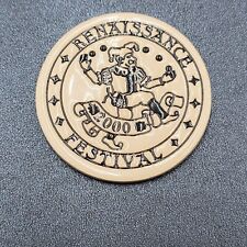 2000 Renaissance Festival Pottery Magnet Souvenir 2 3/8