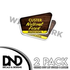 Custer National Forest Montana Decals 4
