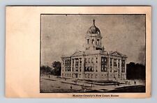 Monroe County OH-Ohio, New Courthouse, Antique, Vintage Postcard picture