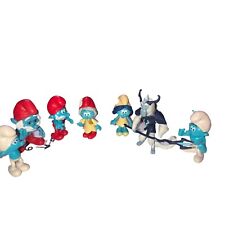 2016 Smurf figurines Lot of 7 pieces jakks peyo picture