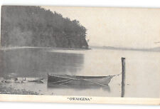 Cazenovia New York NY Postcard 1930's Cazenovia Seminary Owahgena Water View picture