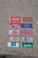 Coke/Pepsi Strip Vendor Labels Cans/20 oz. Bottles 15 Total Diet/Sprite/Cherry picture
