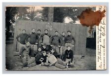 Postcard Geneva Ohio Highschool Football Team 1906 picture